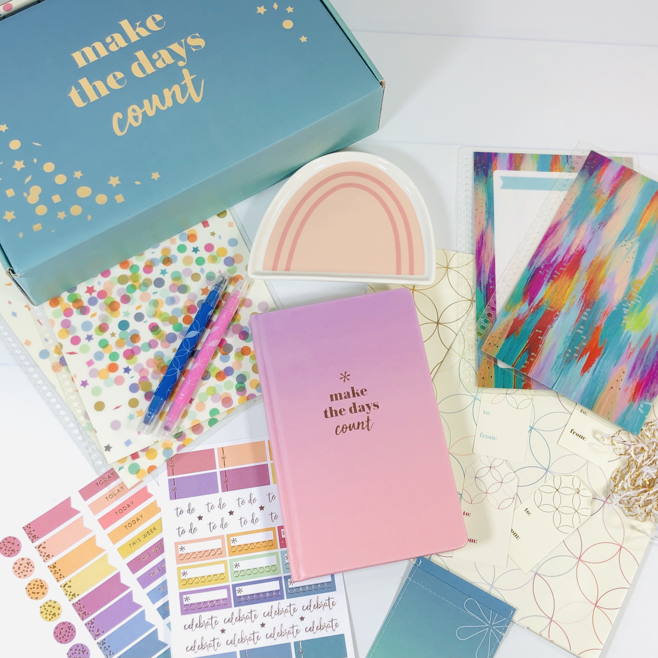 Erin Condren Winter 2021 Seasonal Surprise Box Review - Hello Subscription