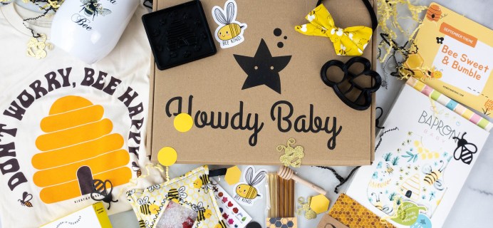 Howdy Baby Box Review + Coupon: September 2021 Bee Sweet & Bumble