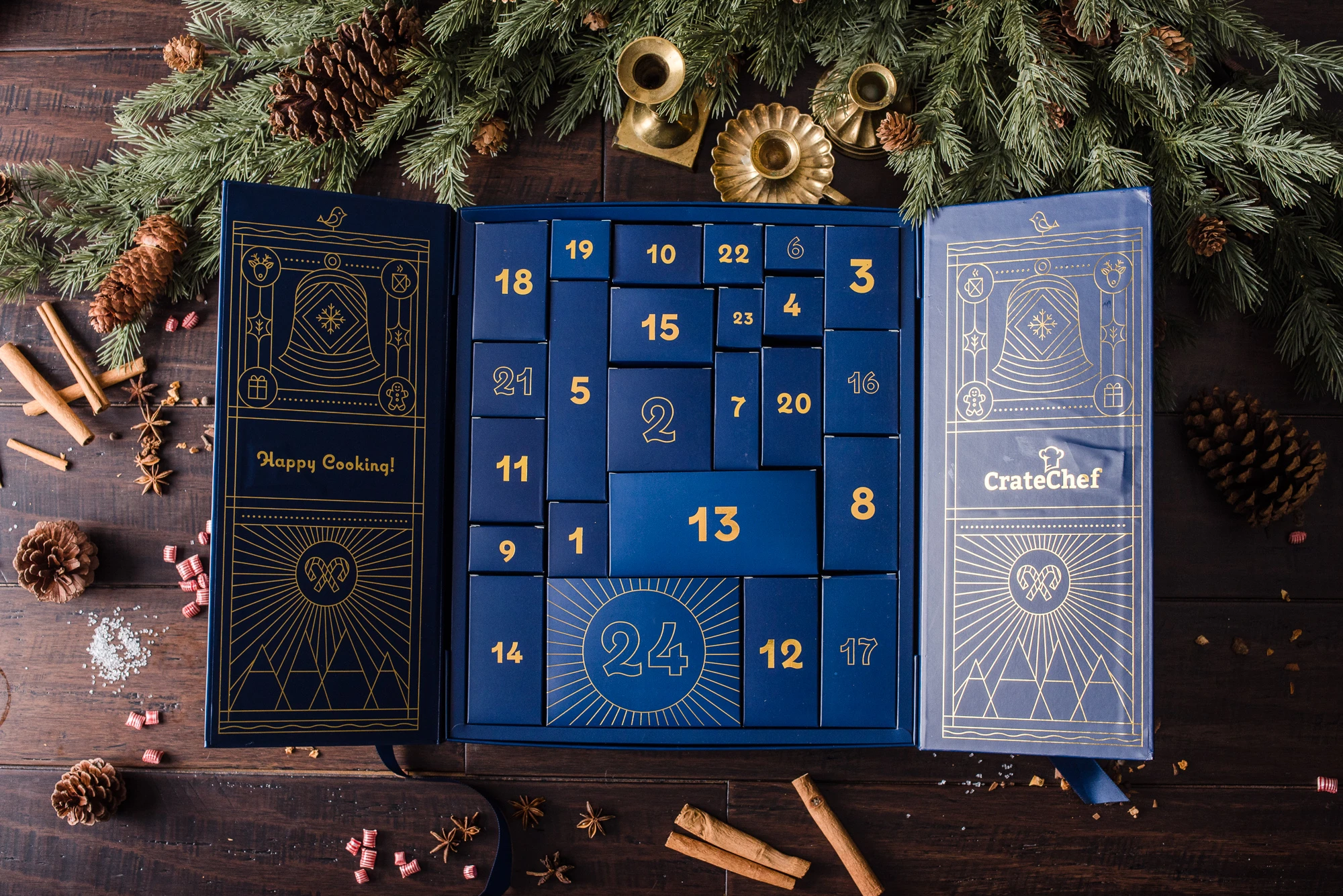 2021 CrateChef Advent Calendar 24 Gourmet Surprises! Hello Subscription