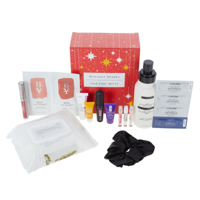 HSN Discover Beauty x Find Your Merry Sample Box: For Treating Yourself This Holiday!