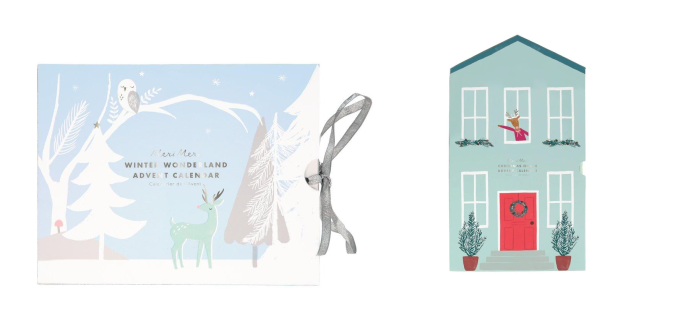 Meri Meri Paper Craft Advent Calendars: Winter Wonderland & Festive House!