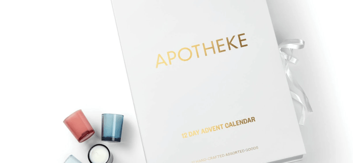 2021 Apotheke Advent Calendar: 12 Days of Handcrafted Goods + Full Spoilers!
