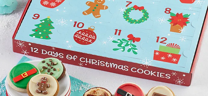 Cheryl’s Cookie Advent Calendar 2021: 12 Days of Cookie Gift Box!