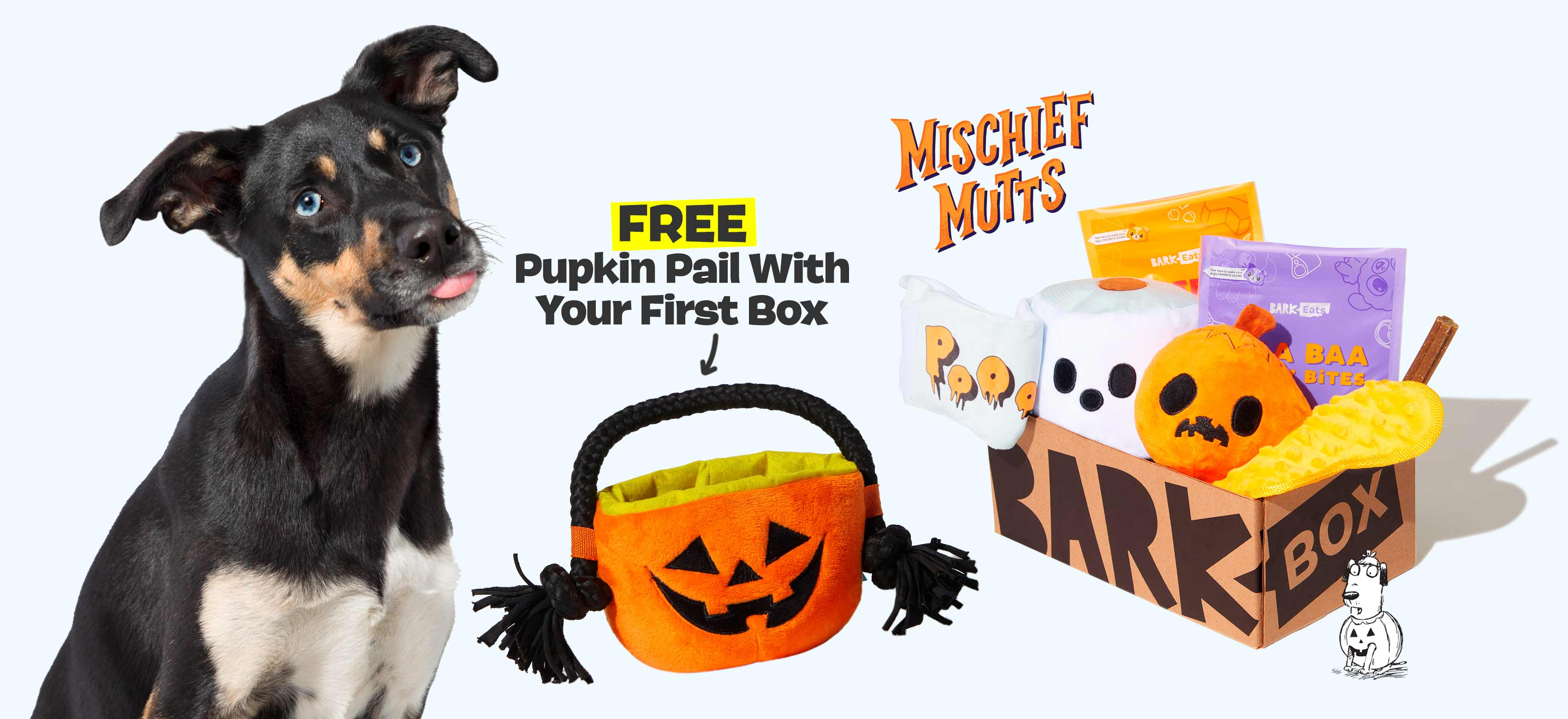 Mischief Mutts, Halloween themed Dog Toys
