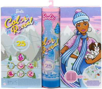 Barbie Color Reveal Advent Calendar 2021: 25 Surprises Including A Color Reveal Doll + Spoilers!