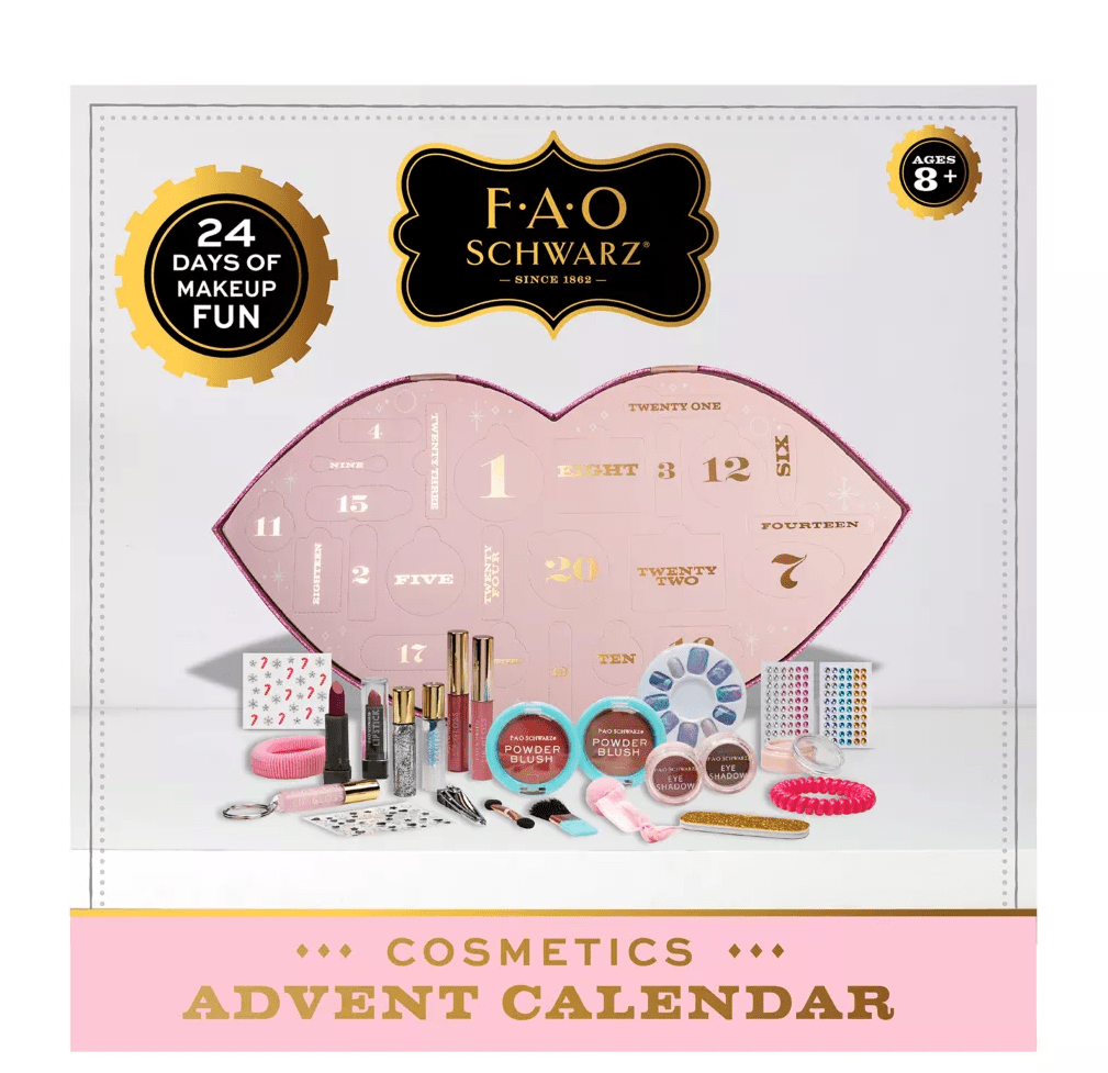 2021 FAO Schwarz Cosmetics Advent Calendar 24 Days of Makeup Fun