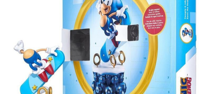 Sonic the Hedgehog Advent Calendar 2021: 24 Components To Build Your Own Sonic Figure!