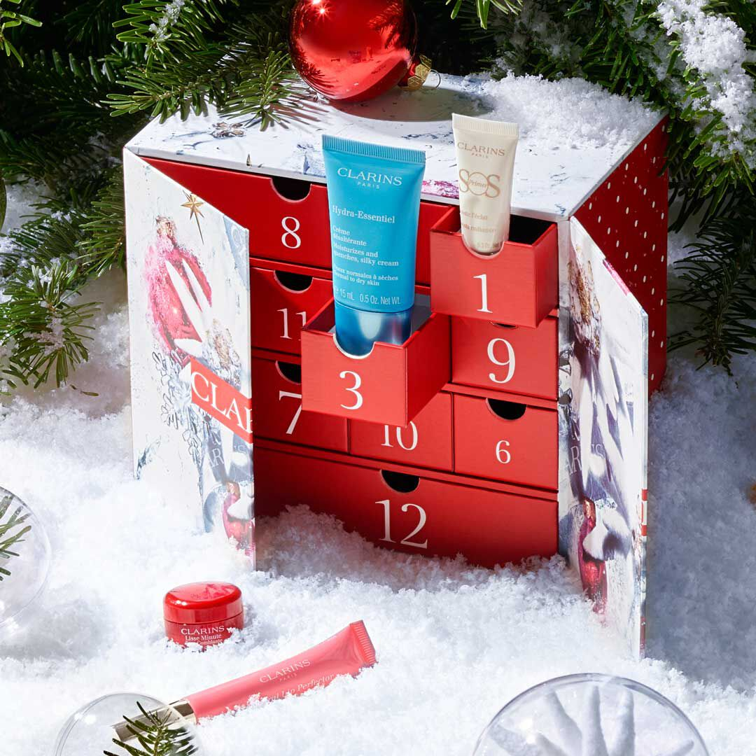 2021 Clarins Winter Wonders Advent Calendar: 12 Days of Skincare