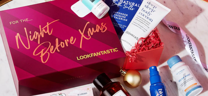 Look Fantastic Night Before Xmas Box: 7 Products For Blissful Relaxation and Sleep!