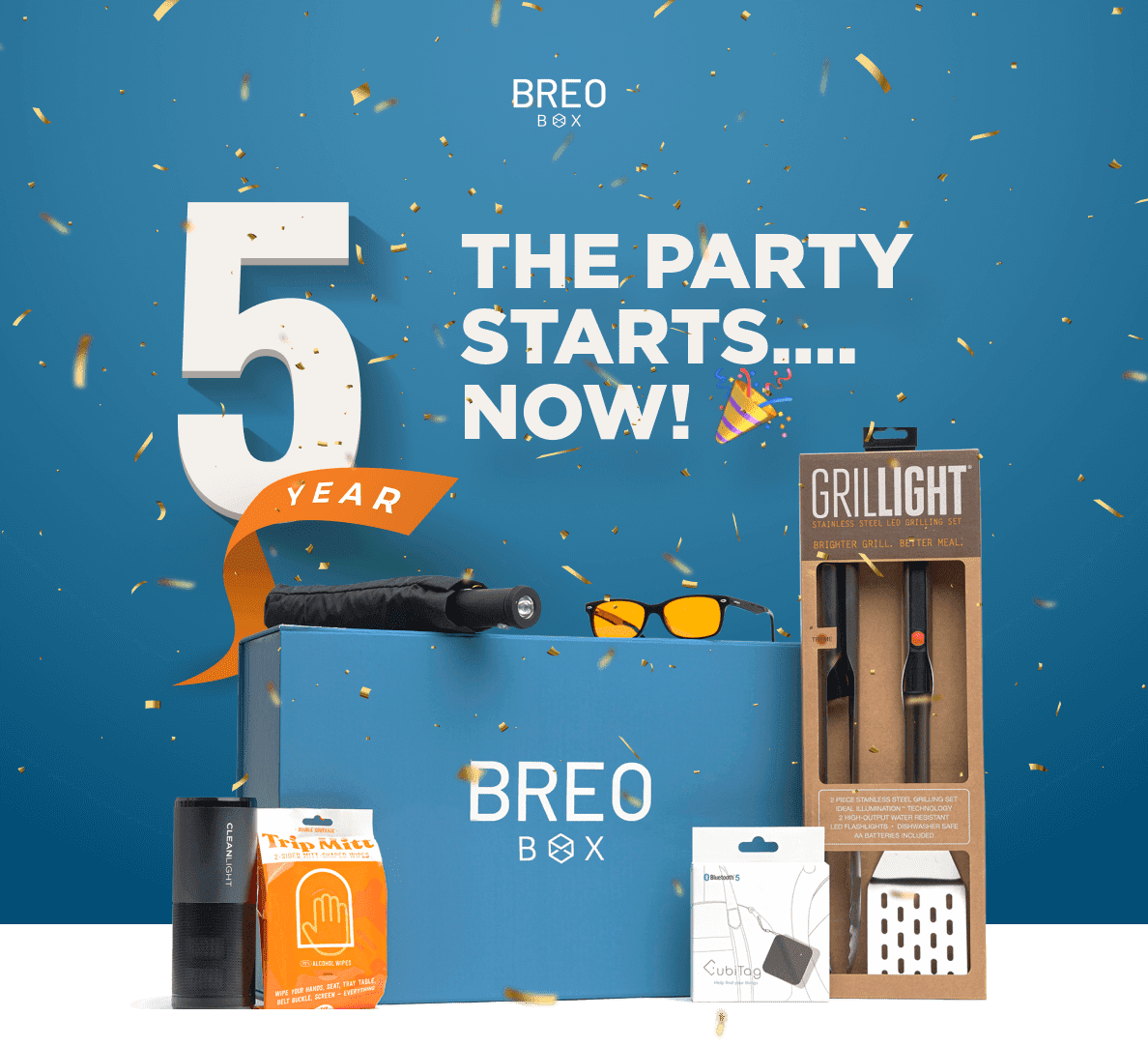 Breo Box 5th Anniversary Flash Sale: $50 Off OR FREE Gift - TODAY