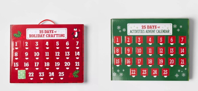 2021 Target Wondershop 25 Days Advent Calendars: Kids Crafting & Activities!