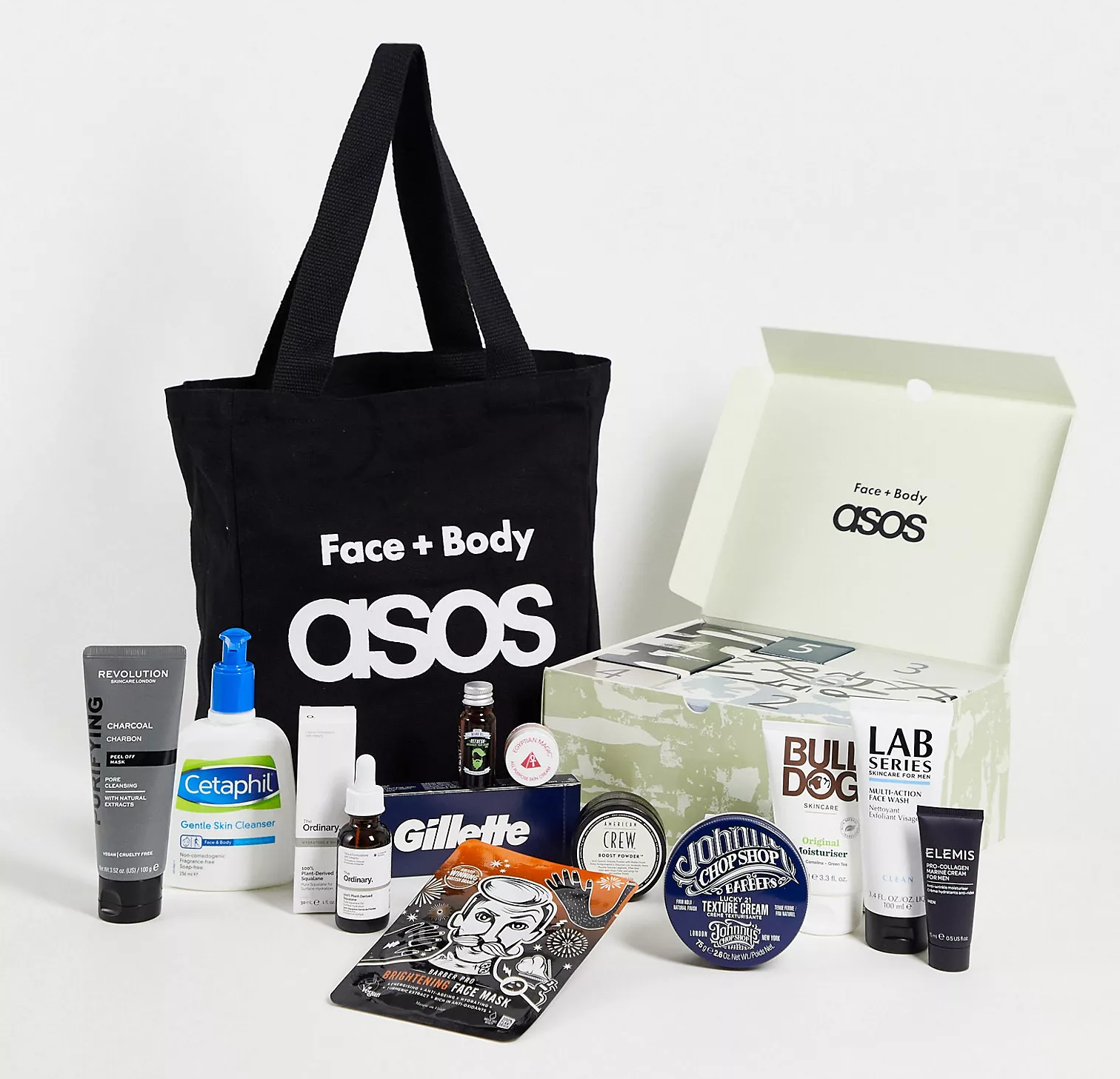 ASOS Men's Grooming Advent Calendar 2021 12 Grooming Products + Full