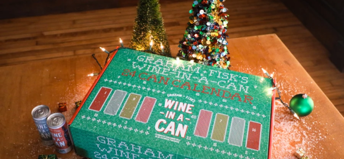 2021 Graham+Fisk’s Wine Advent Calendar: 24 Wine In A Can Calendar!