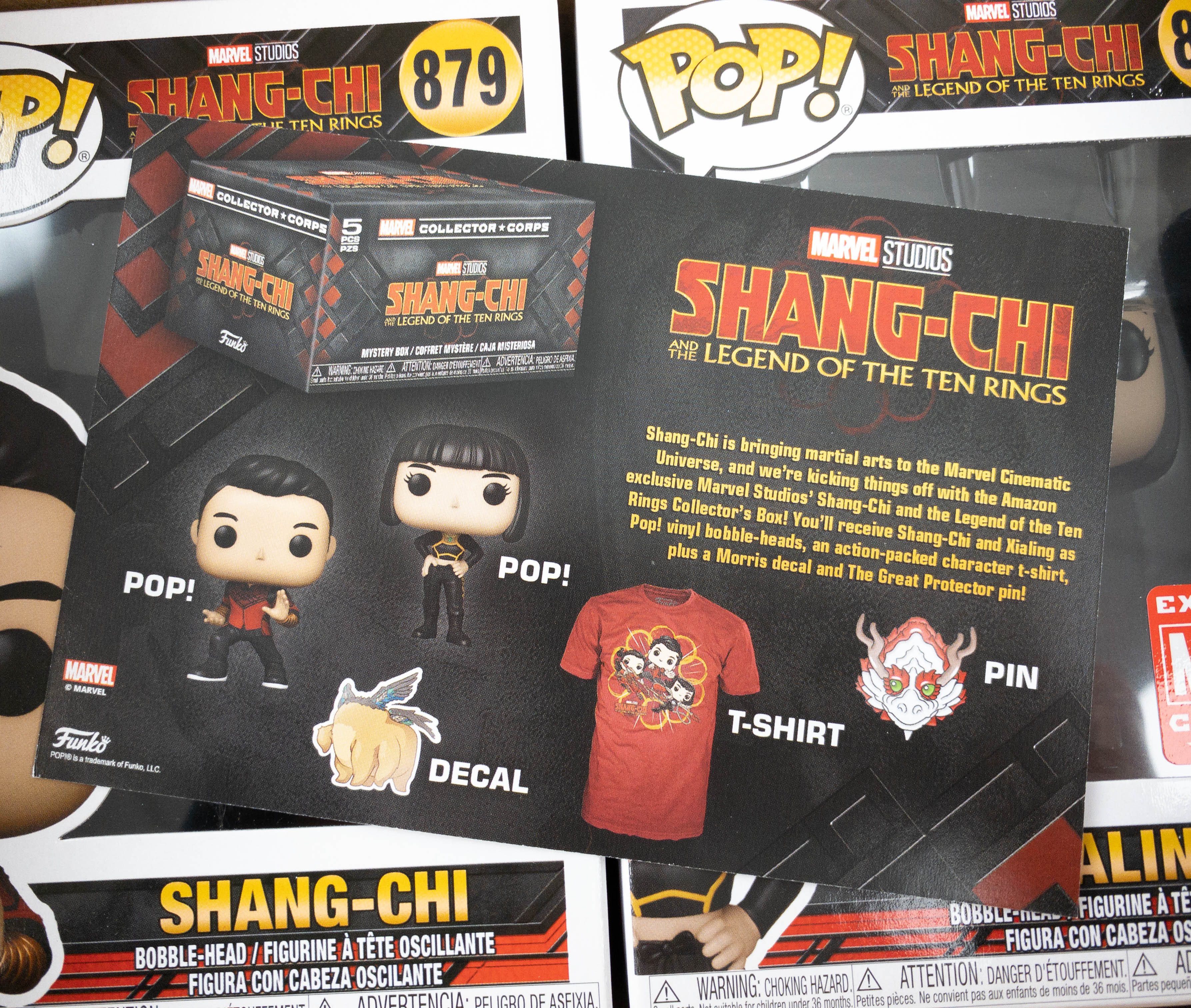 shang chi funko pop box