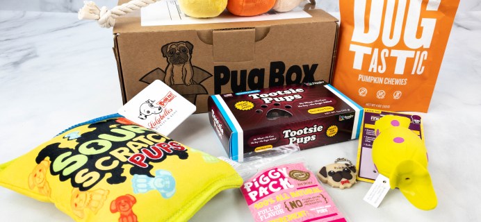 Pug Box September 2021 Subscription Box Review + Coupon
