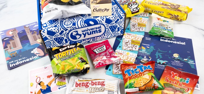 Universal Yums Subscription Box Review + Coupon – INDONESIA