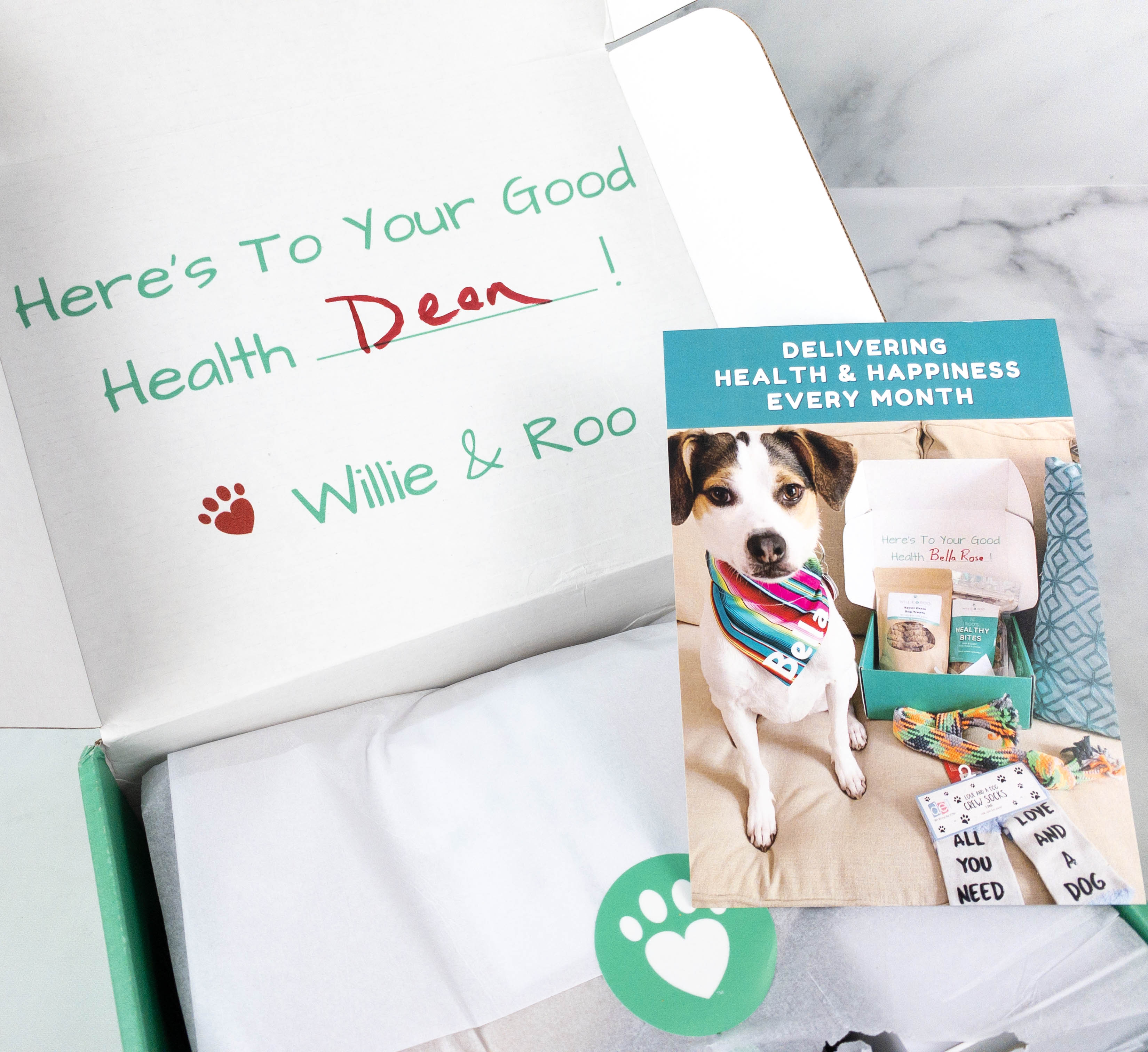 Willie Roo Dog Subscription Box Review Coupon October 2021