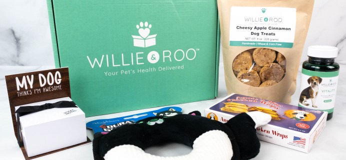 Willie & Roo Dog Subscription Box Review + Coupon – October 2021