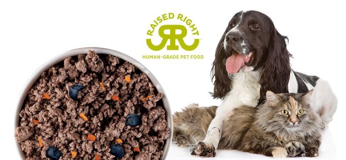 Raised Right Pets Deal: 20% Off Human Grade Dog & Cat Food Subscription!