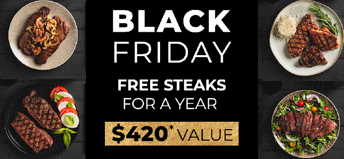 ButcherBox Black Friday Deal: FREE New York Strip Steaks For A Year!