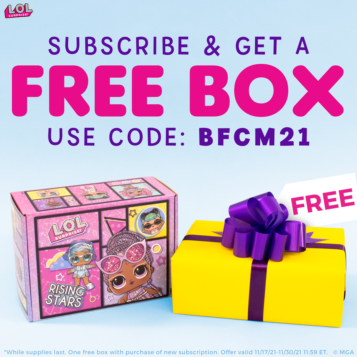 LOL Surprise Box Cyber Monday Deal FREE Bonus Box With