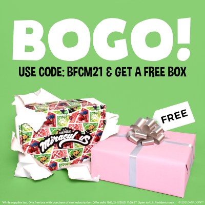 Miraculous Box Cyber Monday Deal: FREE Bonus Box When You Subscribe!