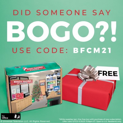 The Office Subscription Box Cyber Monday Deal: FREE Bonus Box With Subscription!