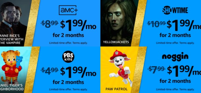 Amazon Video Cyber Monday Deal: $1.99 Per Month For Two Months On Premium Channels!