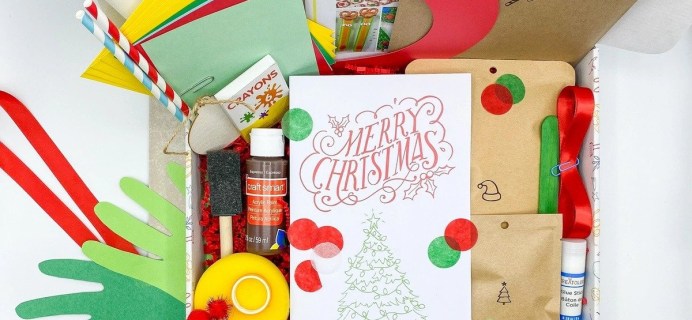 Craft + Boogie Black Friday: 25% Off Kids Holiday Themed Craft Subscription!