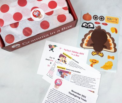 Gramma in a Box November 2021: Goofy Turkeys & More!