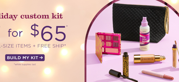 Tarte Holiday Custom Kit Is Here With 7 Full Size Items!