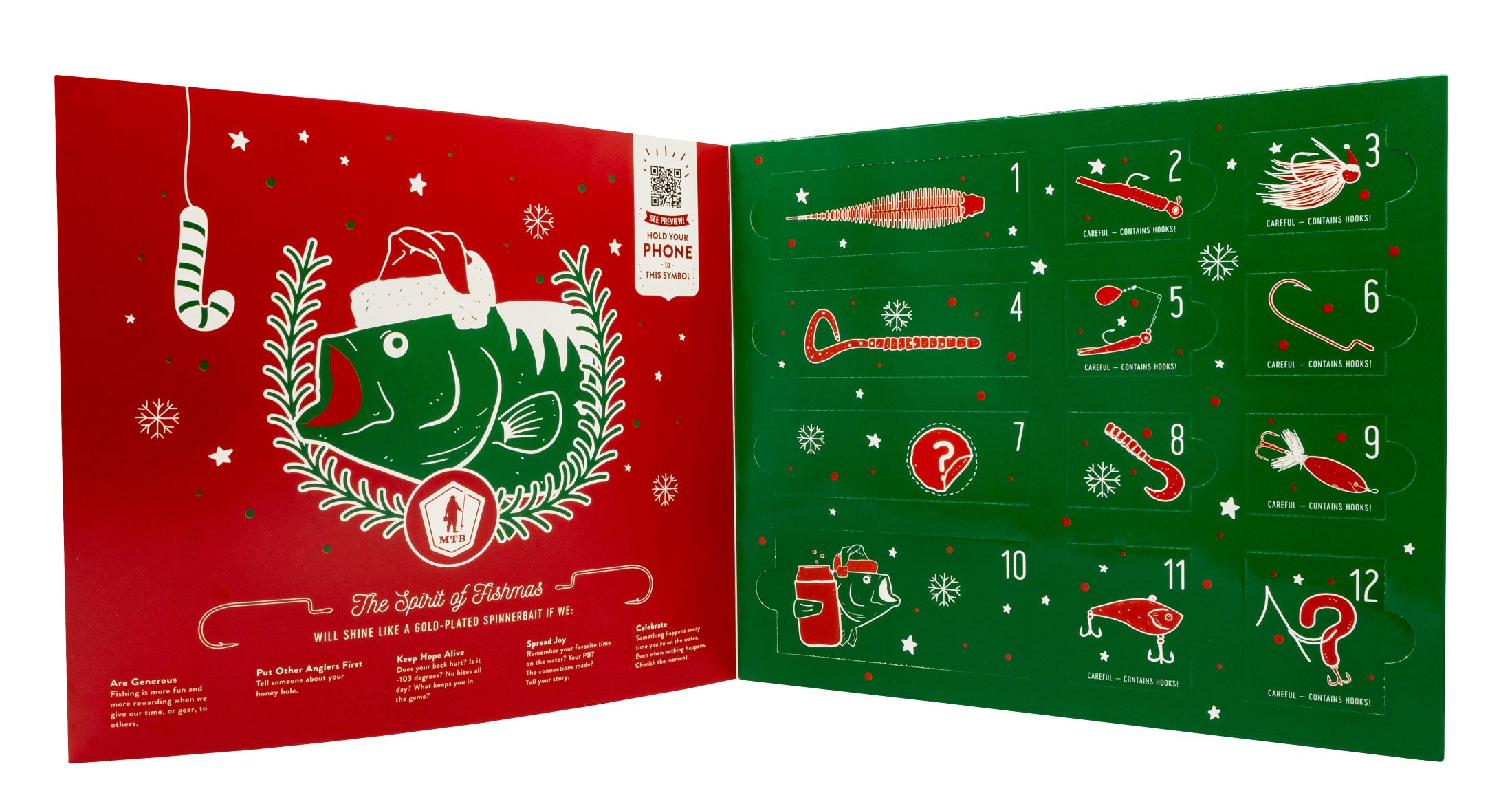 Mystery Tackle Box Advent Calendar 2021 12 Days of Fishmas! Hello