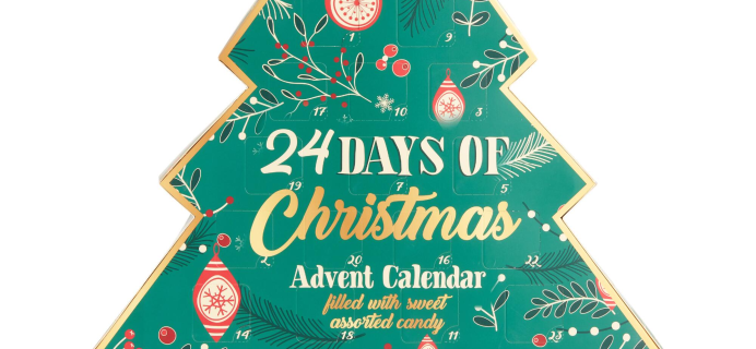 2021 Christmas Tree Hard Candy Advent Calendar: 24 Nostalgic Candies!