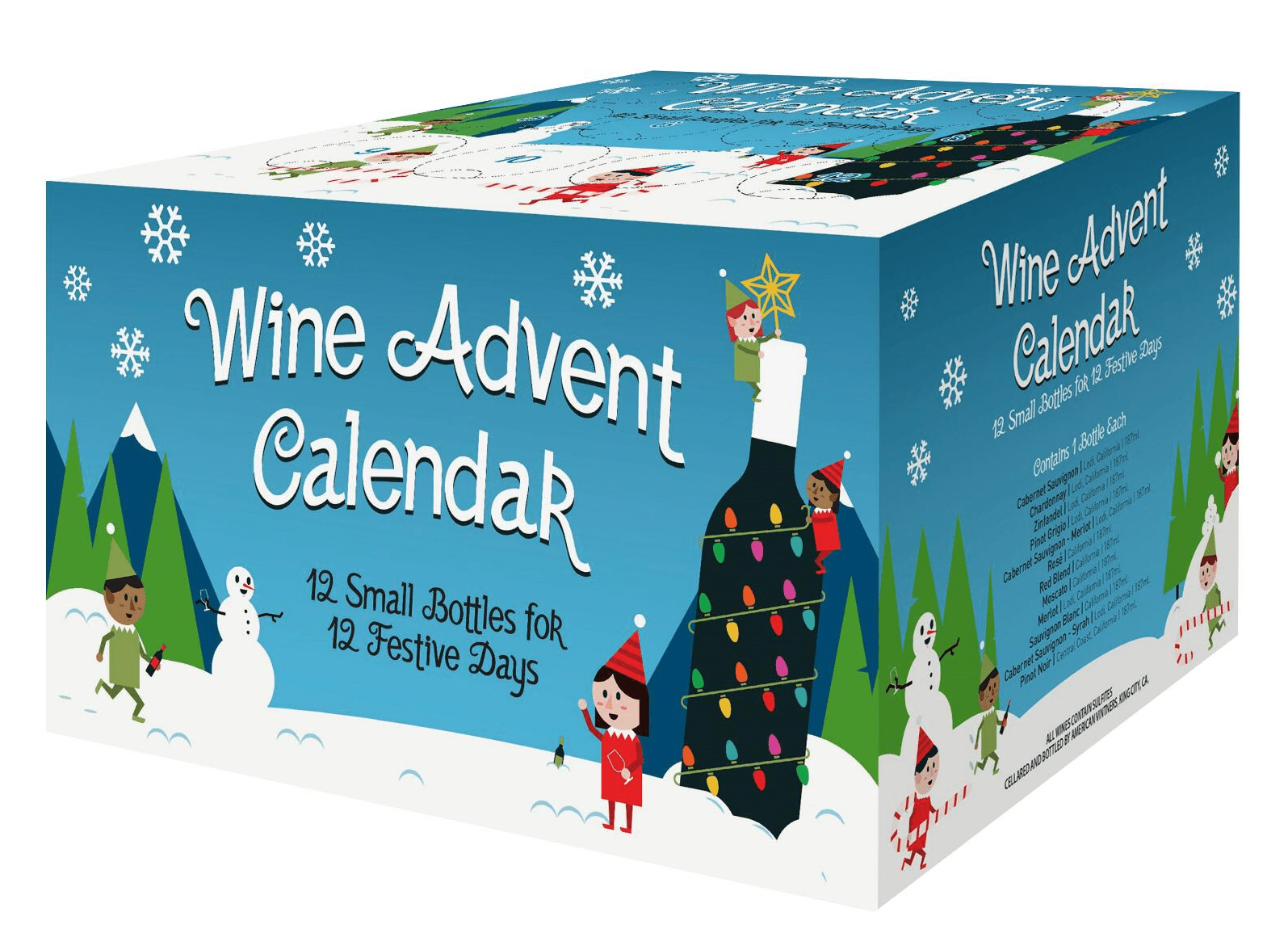 2021 World Market Elf Wine Advent Calendar 12 Days of Wine! Hello