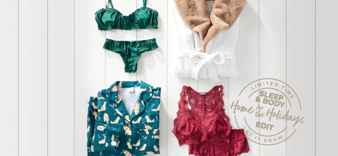 Wantable Home for the Holidays Sleep & Body Edit: Snow-Cute PJs, Cozy Sleepwear, and More!