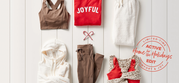 Wantable Active Home for the Holidays Active Edit: Your Comfy Pieces That Inspire Joy!