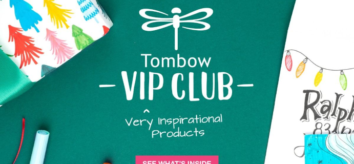 Tombow VIP Club Holiday 2021 Creativity Kit: Holiday Essentials VIP Club Box!