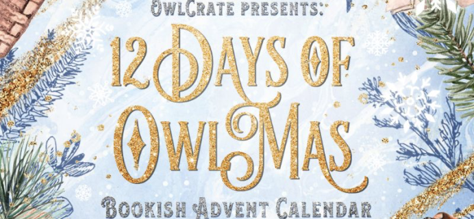 OwlCrate: The 12 Days of OwlMas Bookish Advent Calendar