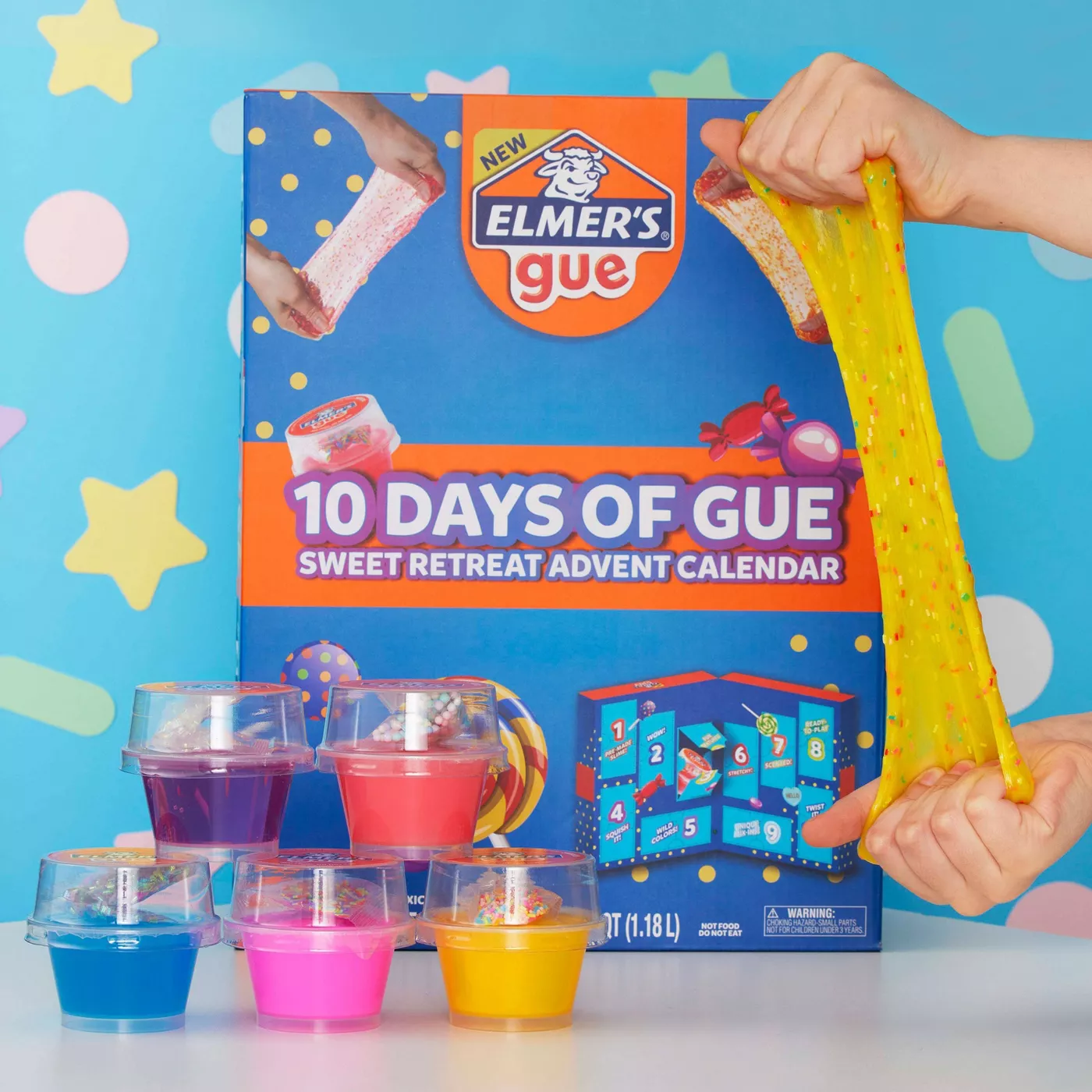 Elmer's Gue Slime Advent Calendar: 10 Days of Gue! - Hello Subscription