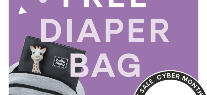 Hello Bello Cyber Month Deal: FREE Diaper Bag!