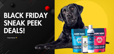 Dope Dog Black Friday Coupon: 30% Off + FREE Treats!