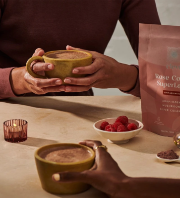 Clevr Blends Rose Cocoa SuperLatte Is Back To Lift Your Mood and Bring Joy To Your Day!