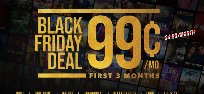 Discovery+ Cyber Monday: 99¢ First THREE Months Streaming!