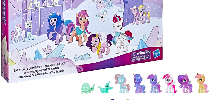 My Little Pony: A New Generation Movie Snow Party Countdown Advent Calendar + Black Friday Deal!