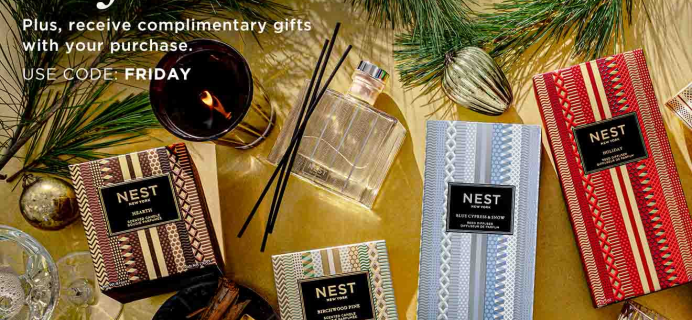 NEST Fragrances Black Friday Sale: Save 25% + FREE Gift With Purchase!