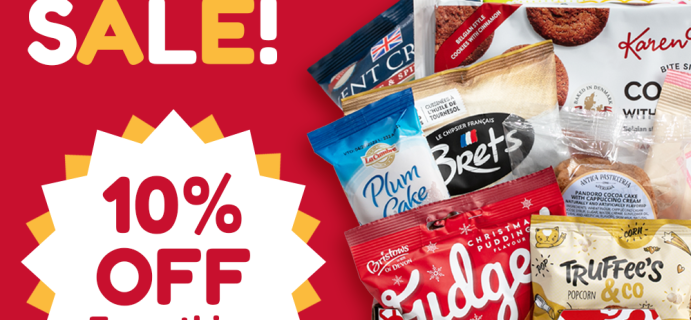 Universal Yums Cyber Monday Deal: Save 10% ANY Subscription – Favorite Snack Around The World Box!