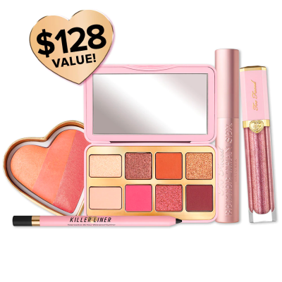 Too Faced Cyber Monday: $45 Bestsellers Bag + 30% Off + Extra 10% Off + FREE Shipping!