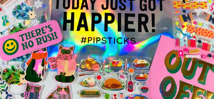 Pipsticks Pro Club Classic November 2021 Sticker Subscription Review + Coupon!