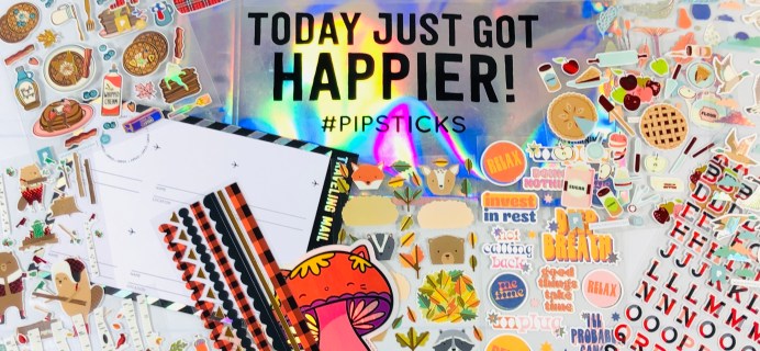 Pipsticks Pro Club Classic October 2021 Sticker Subscription Review + Coupon!
