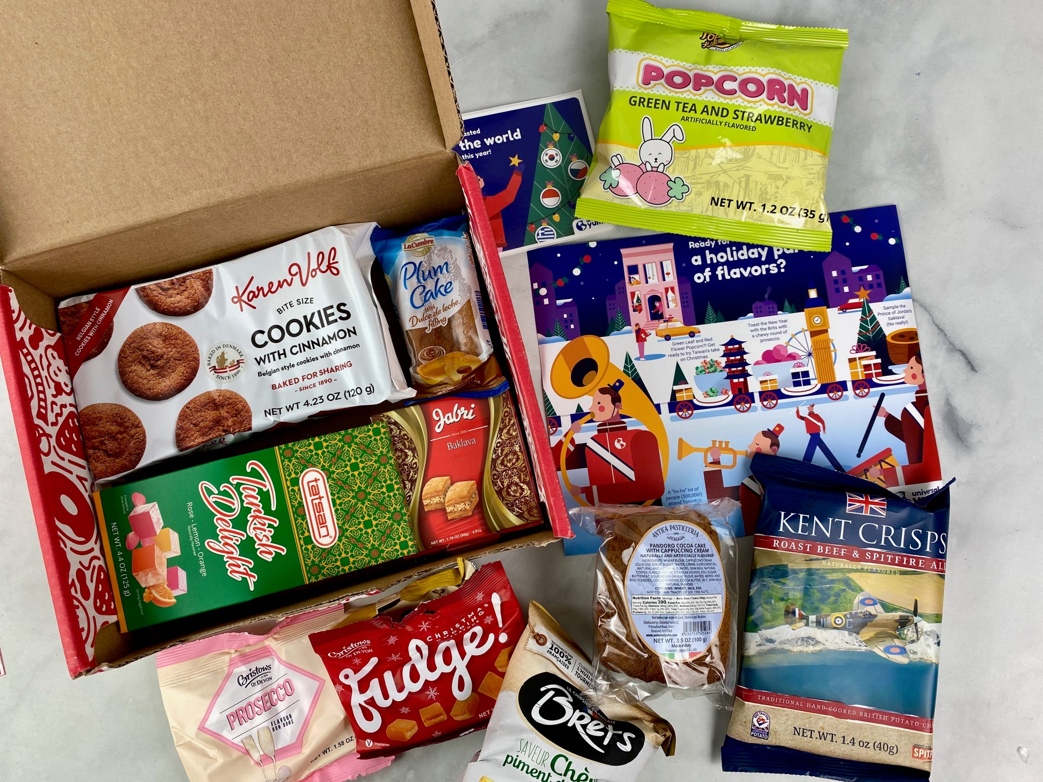 Universal Yums Holiday Box 2021 FULL Spoilers Holiday Parade of